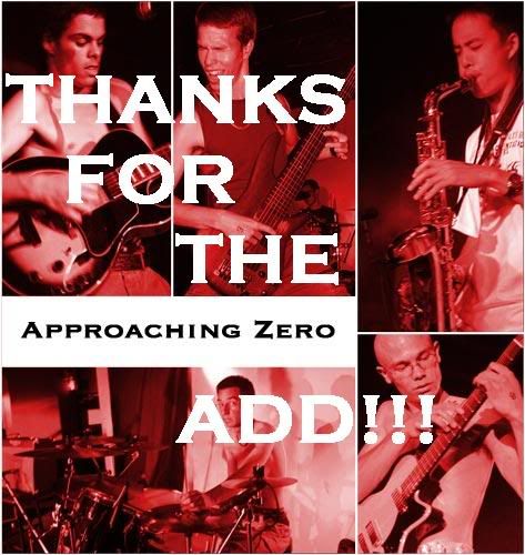 Approaching Zero says thanks!
