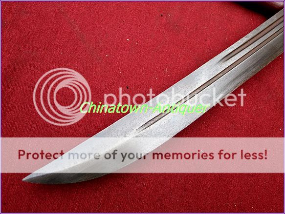 Chinese Martial arts KUNG FU Broadsword Blood Groove Sword Knives 