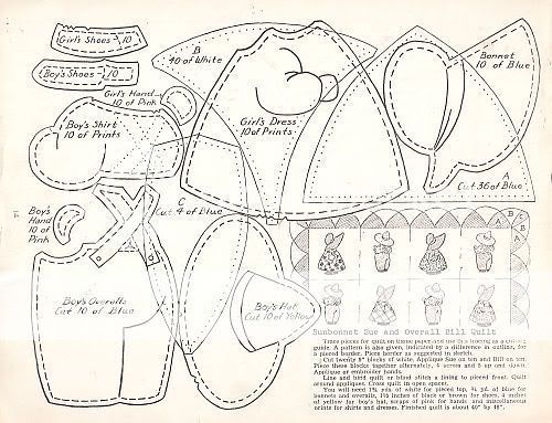 SUNBONNET SUE EMBROIDERY DESIGNS - Novelty - Design Collections