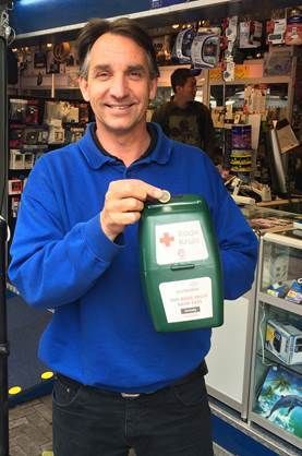 actie Haagse markt voor rode kruis