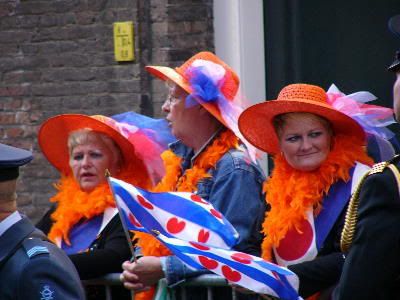 oranjefans uit Friesland