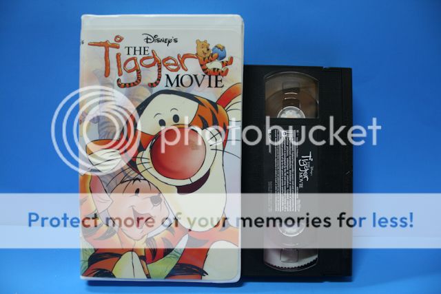 Disney The Tigger Movie Children Kids VHS Video Tape Winnie The Pooh Funny