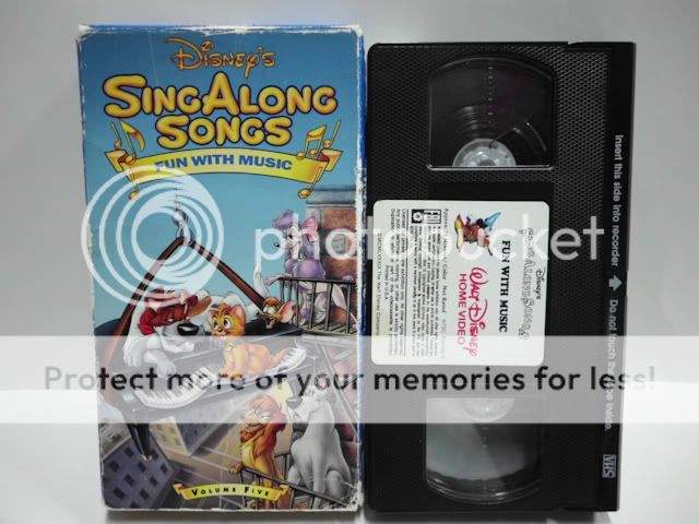 SING ALONG SONGS FUN WITH MUSIC DISNEY VHS VIDEO 012257763034  