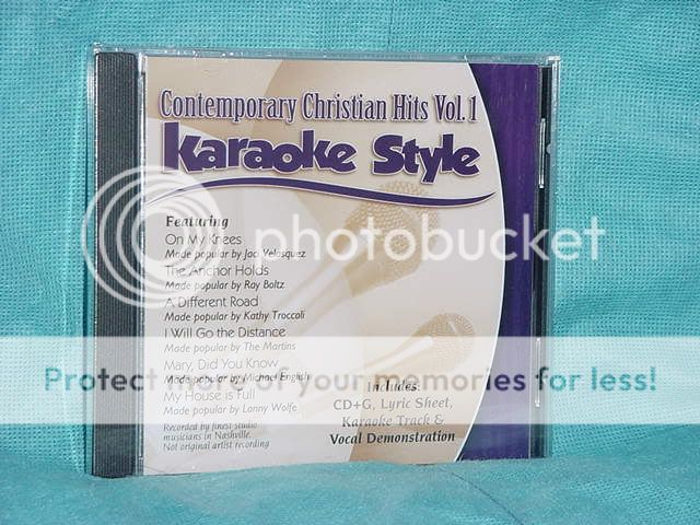 Contemporary Christian V1 Christian Karaoke NEW CD+G  