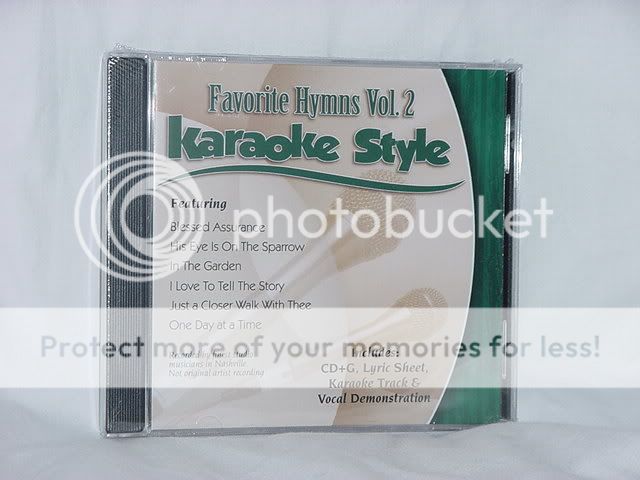 Favorite Hymns V1 V2 V3 Christian Karaoke NEW CD+G  