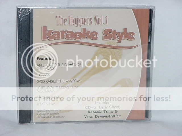 The Hoppers V1 Christian Karaoke NEW CD+G Go Ask  