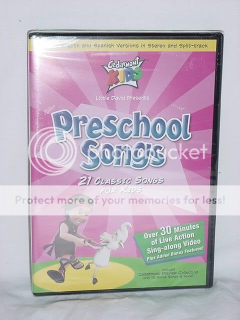 Cedarmont Kids Preschool Songs NEW DVD 21 Kid Songs  