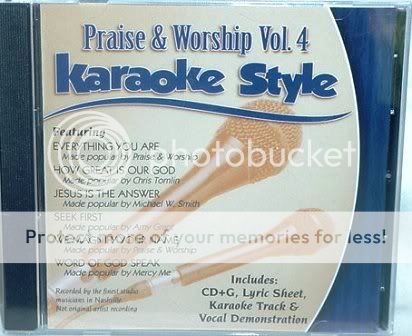 Praise & Worship V4 V5 V6 Christian Karaoke NEW CD+G  