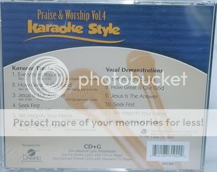 player use enclosed printed printed lyrics with standard cd player 