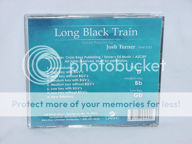 Josh Turner Long Black Train New Accompaniment CD