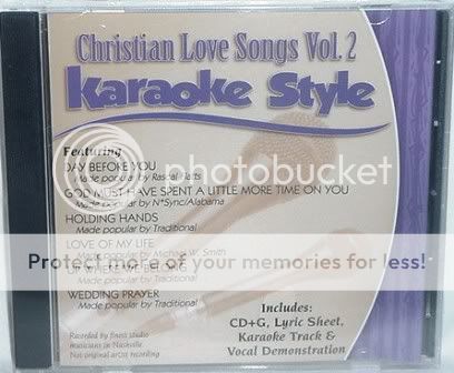 Christian Love Songs V2 Christian Karaoke NEW CD+G  