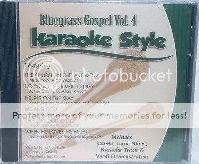 Bluegrass Gospel V4 Christian Karaoke Music New CD+G  