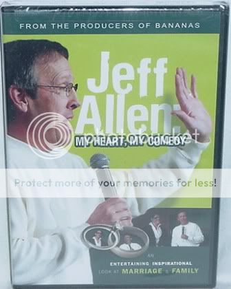 Jeff Allen My Heart My Comedy NEW Christian Comedy DVD  