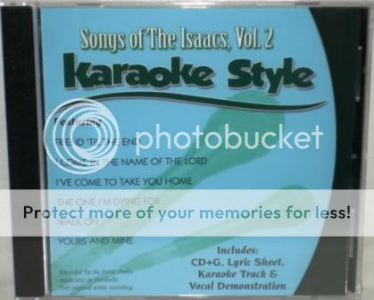 Songs Of The Isaacs, V2 Christian Karaoke NEW CD+G  