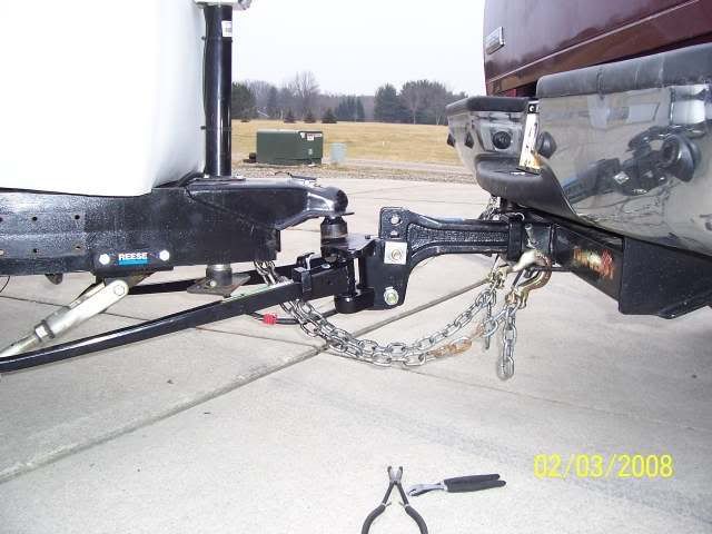 RV.Net Open Roads Forum: Towing: WD Hitch Safety Chains Hook Up (Pic's)