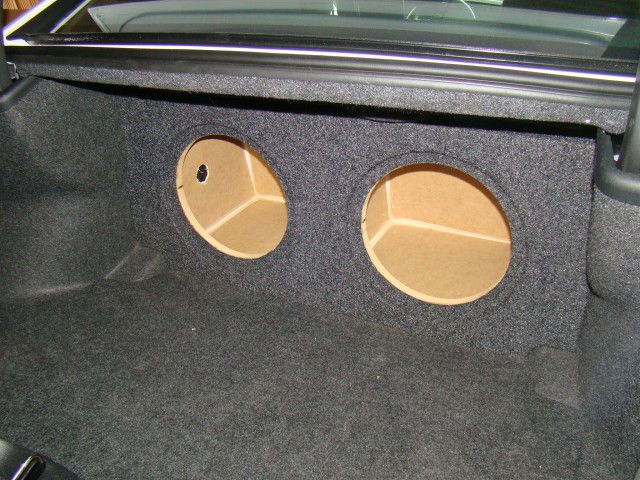 2011-2017 Dodge CHARGER SUB BOX Subwoofer Enclosure w/Recess Holes 2-10 ...