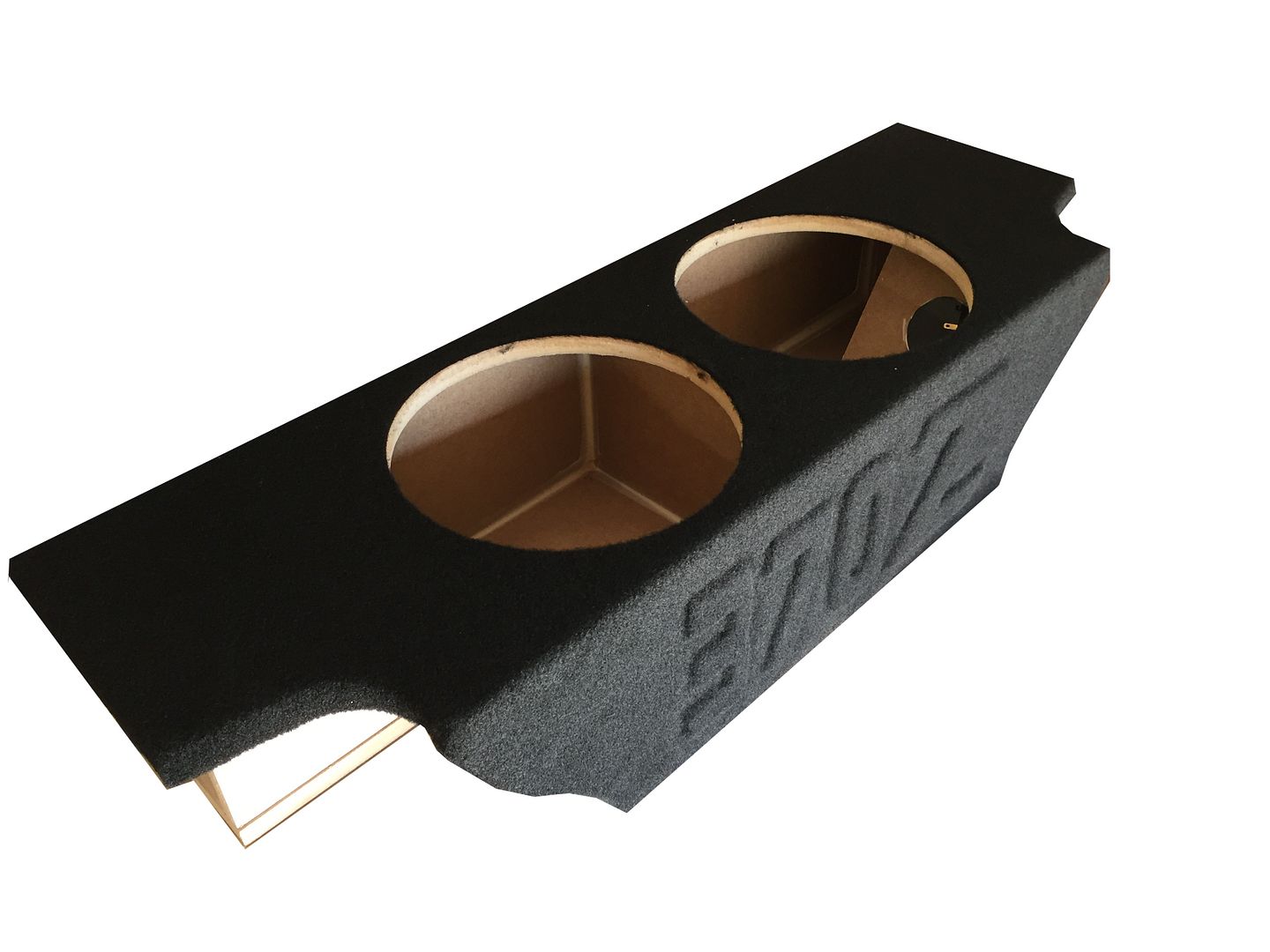 ZEnclosures 2-10/" Subwoofer Sub Box w// recessed Z LOGO for Nissan 370z Coupe