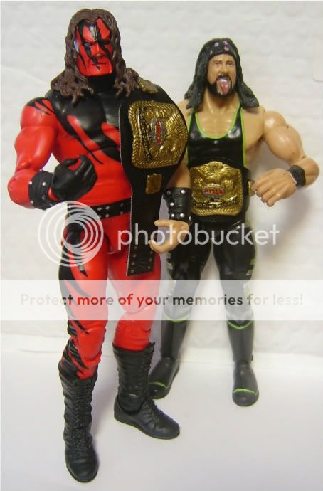 WWF Tag Team Legends Painted Action Figure Belt Mattel WWE LOD Hart