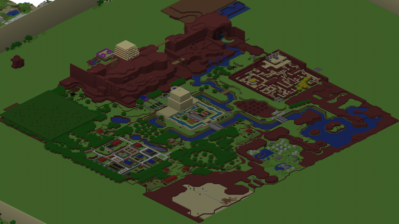 minecraft vanilla legend of zelda map