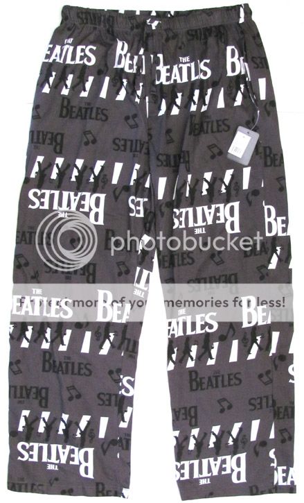 Beatles Abbey Road Sleep Pants Sleepwear Lounge Mens L Large New 36 38 Waist
