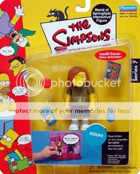 Simpsons DOLPH Series 7 FIGURE by PlayMates NIP New  