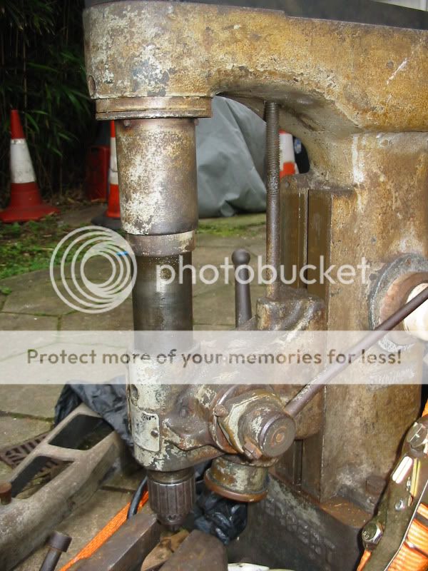 Remove arbor in Herbert High Speed drill