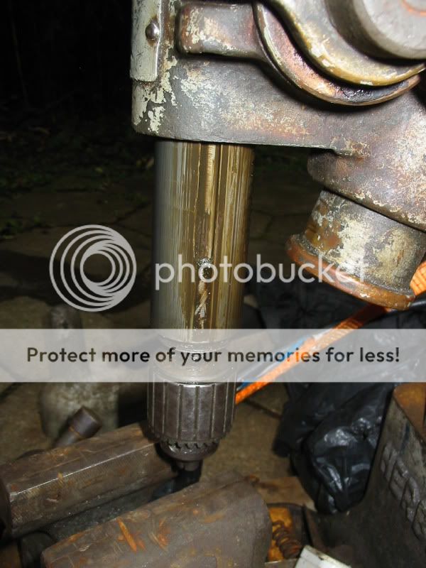 Remove arbor in Herbert High Speed drill