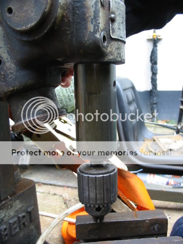 Remove arbor in Herbert High Speed drill