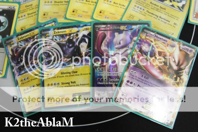   Deck   w/ Mewtwo EX Full Art, FA Next Destinies Pokemon Set Lot  