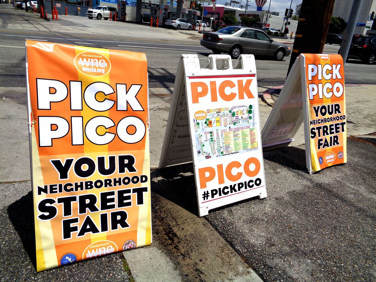 pick pico fair signboards