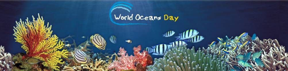 world oceans day banner