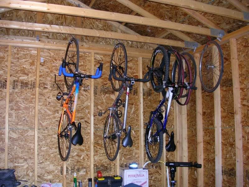 storing a bike