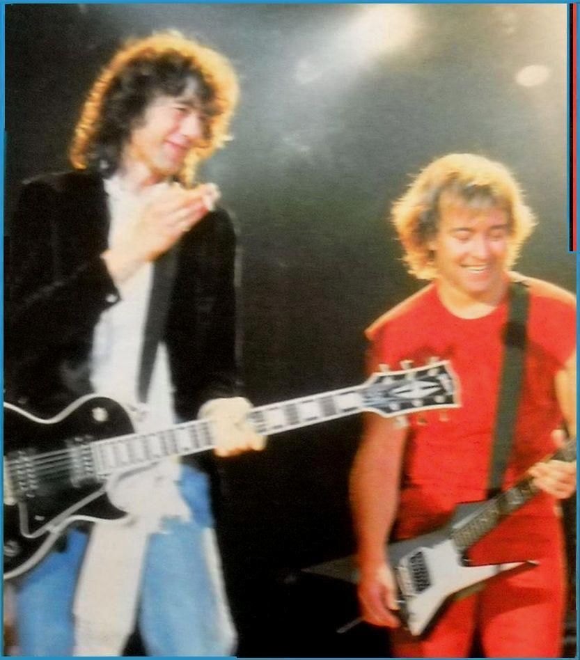 1982? Plant & Page 1st post Zep performance @ a FOREIGNER concert ...